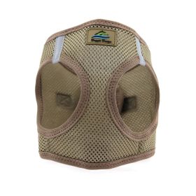 American River Choke Free Dog Harness (Color: Fossil Brown, size: m)